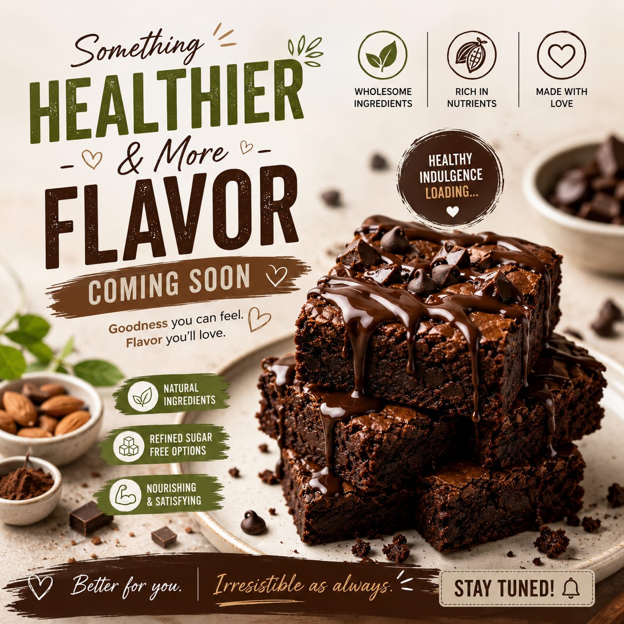 Healthier brownie coming soon